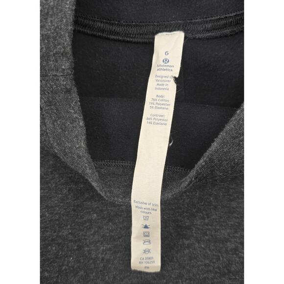 Lululemon City Bound Dress – Heathered Black – Size 6 - Picture 4 of 5